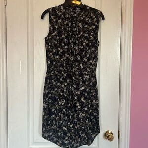 Floral button down dress